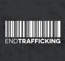 barcode that says End Trafficking